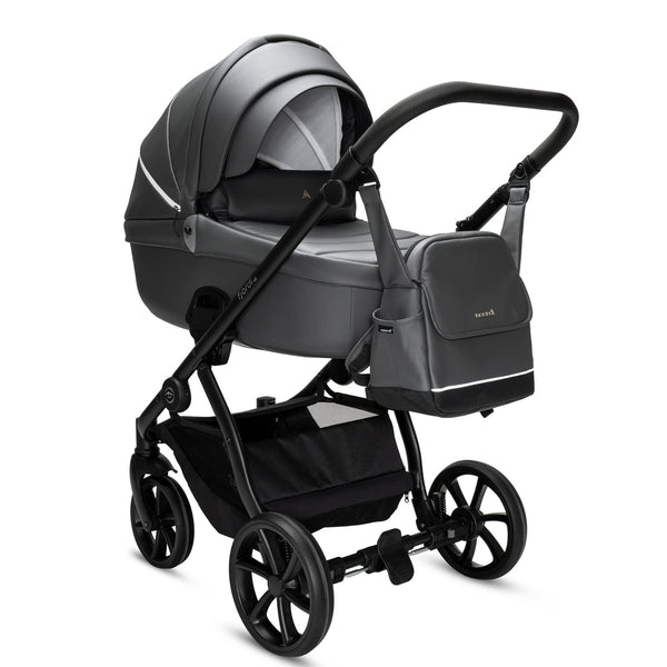Noordi Fjordi V2 Leather - 3in1 Travel System with Terra i-Size Car Seat