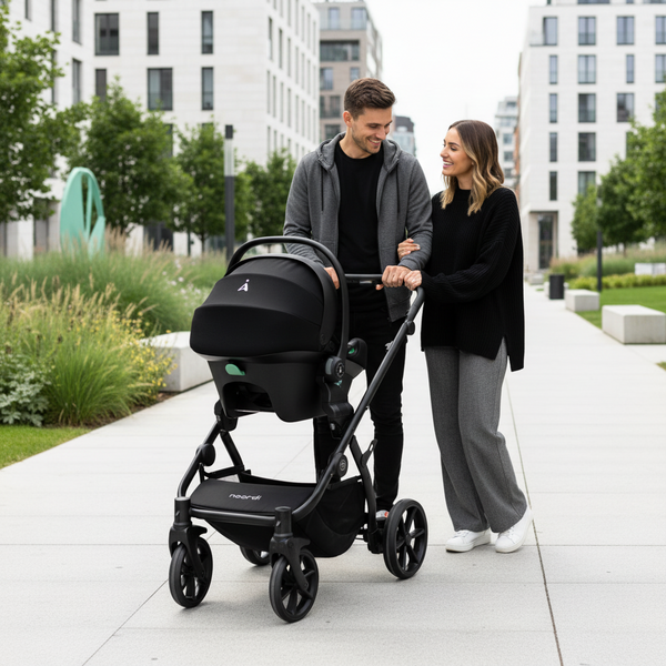 Noordi Sole V3 - 2in1 Pushchair with ThermoCot™ Carrycot, Arctic Mink