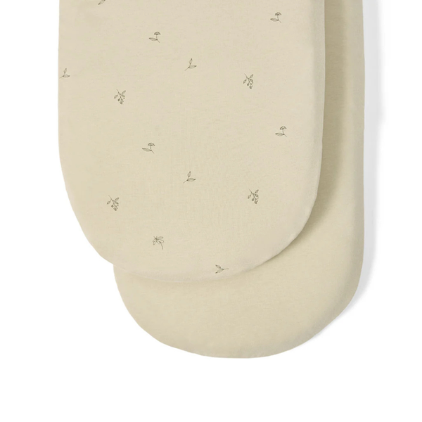 LGS Twin Pack Fitted Sheets - Moses Basket