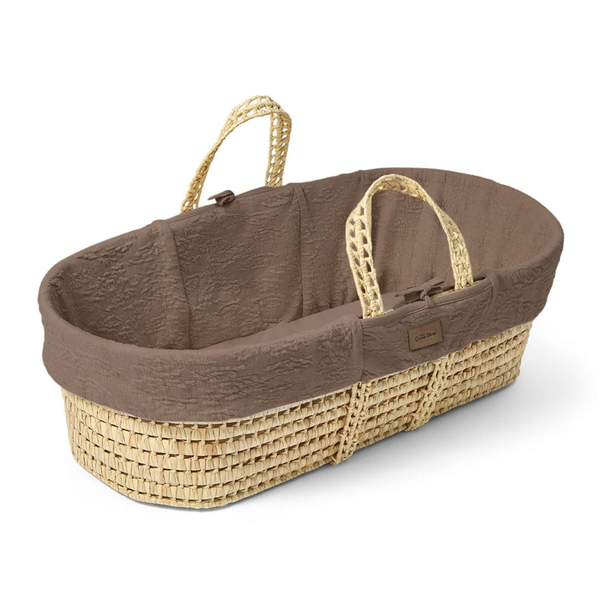 LGS Organic Furrow Knit Moses Basket