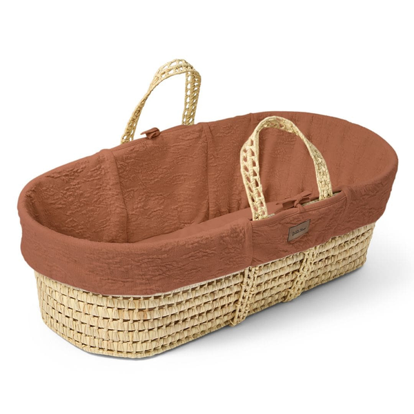 LGS Organic Furrow Knit Moses Basket