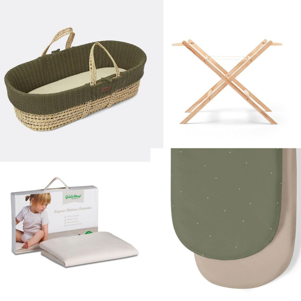 LGS 5 Piece Moses Basket Bundle