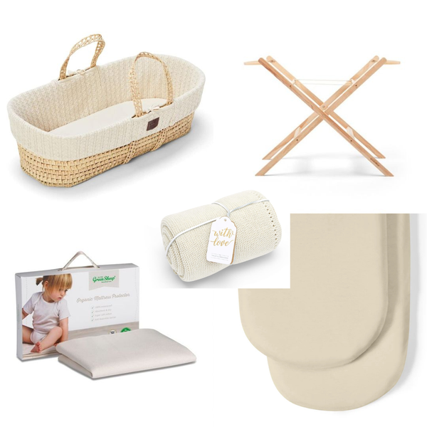 LGS 6 Piece Moses Basket Bundle