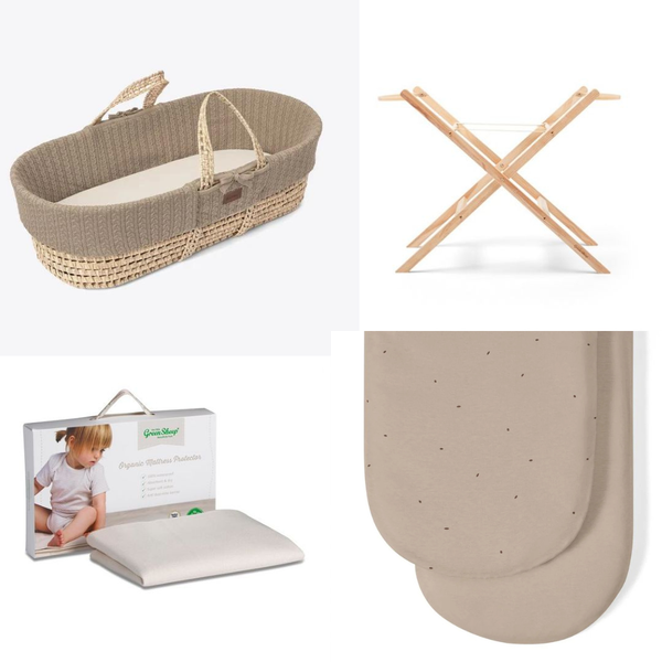 LGS 5 Piece Moses Basket Bundle