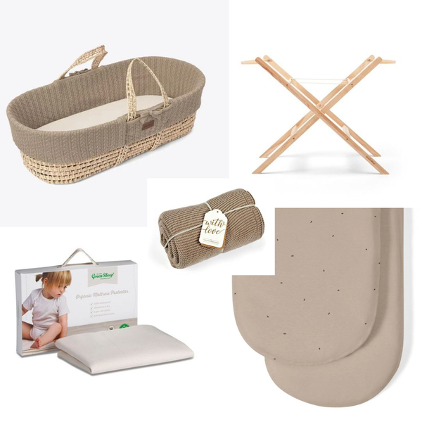 LGS 6 Piece Moses Basket Bundle