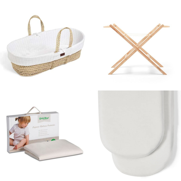 LGS 5 Piece Moses Basket Bundle