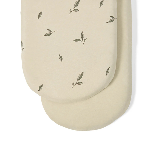 LGS Twin Pack Fitted Sheets - Moses Basket