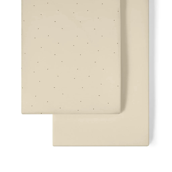 LGS Twin Pack Fitted Sheets - Crib