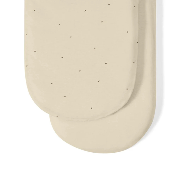 LGS Twin Pack Fitted Sheets - Moses Basket