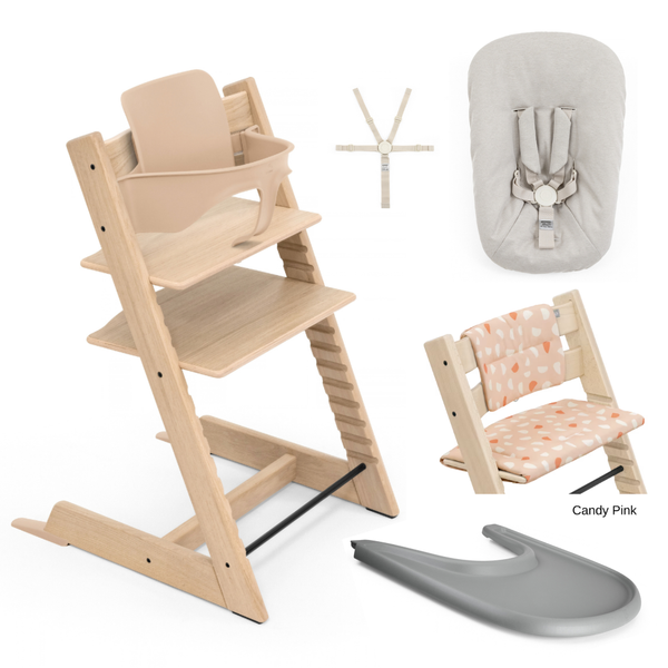 Tripp Trapp Full Bundle - Natural & Warm Brown