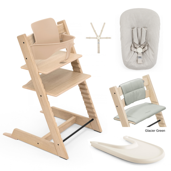 Tripp Trapp Full Bundle - Natural & Warm Brown