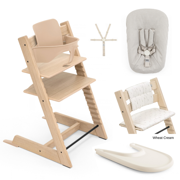 Tripp Trapp Full Bundle - Natural & Warm Brown