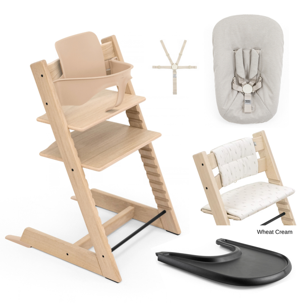 Tripp Trapp Full Bundle - Natural & Warm Brown