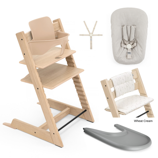 Tripp Trapp Full Bundle - Natural & Warm Brown