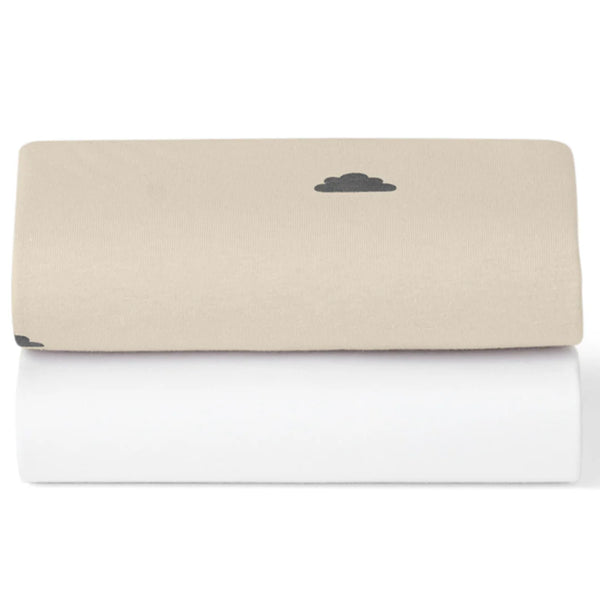 Snuz Twin Pack Cotbed Sheets