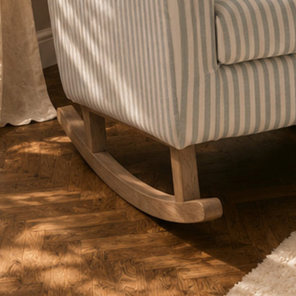 CuddleCo Etta Nursing Chair Sea Salt Stripe