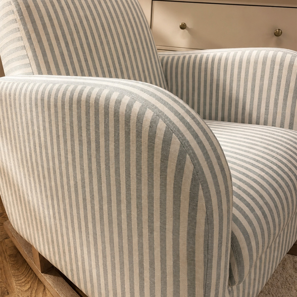 CuddleCo Etta Nursing Chair Sea Salt Stripe