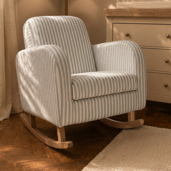 CuddleCo Etta Nursing Chair Sea Salt Stripe