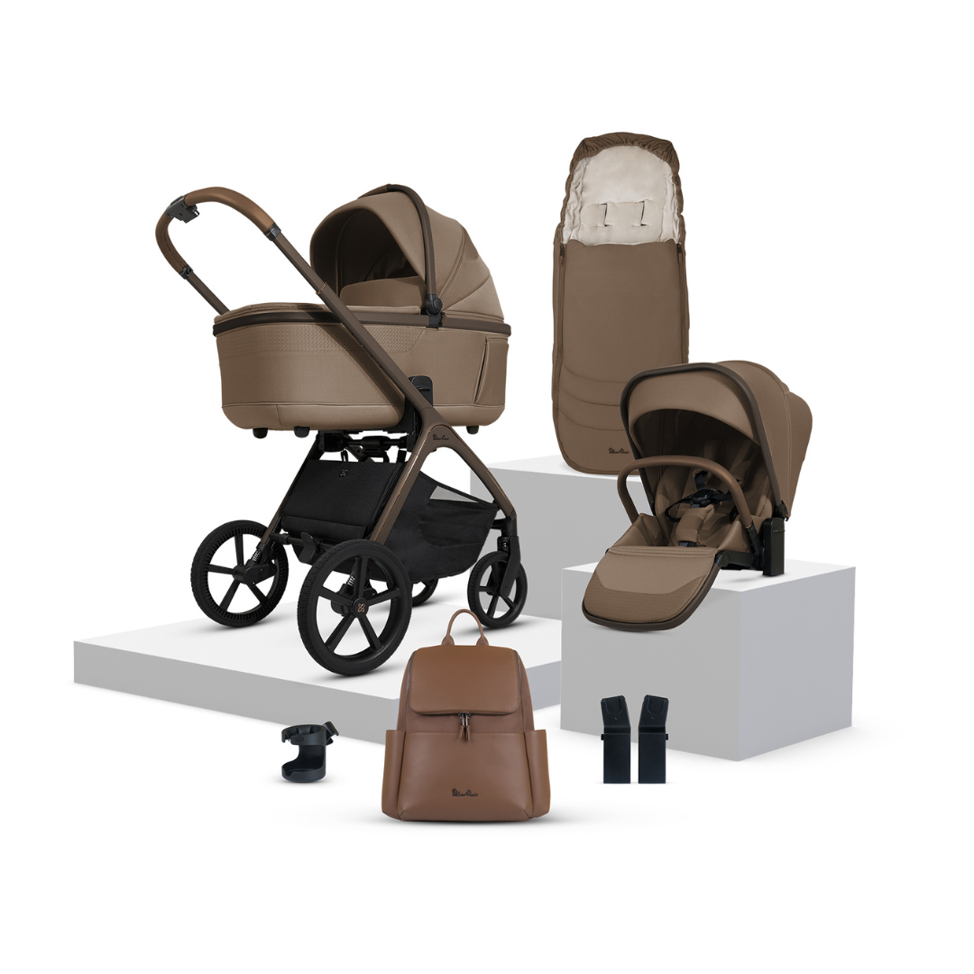 Silver Cross Cove Bundle with Glide Plus 360 Plus Car Seat and Base