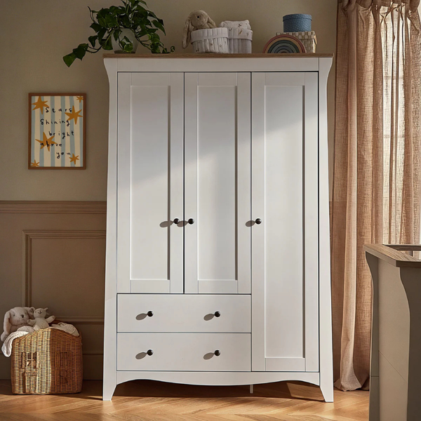 Clara Luxe Furniture - White & Ash