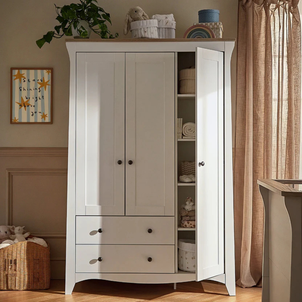Clara Luxe Furniture - White & Ash