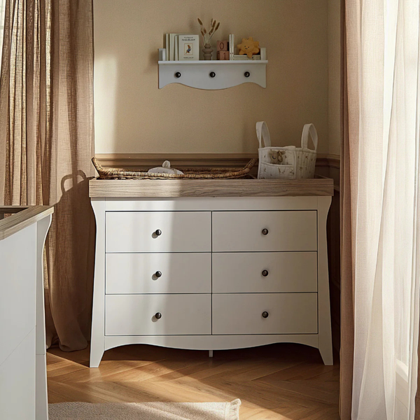 Clara Luxe Furniture - White & Ash