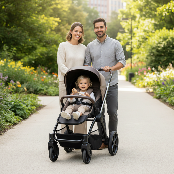Noordi Sole V3 - 2in1 Pushchair with ThermoCot™ Carrycot, Arctic Mink