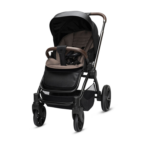 Noordi Sole V3 - 3in1 Travel System with ThermoCot Carrycot + Travel Carrier i-Size Car Seat, Slate Black