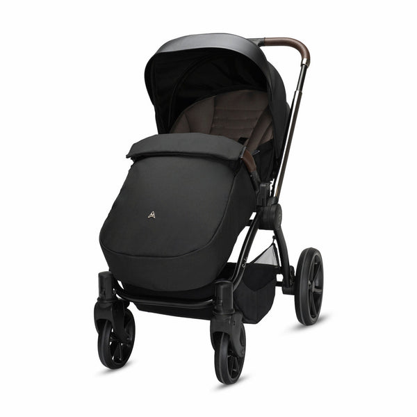 Noordi Sole V3 - 2in1 Pushchair with ThermoCot™ Carrycot, Slate Black