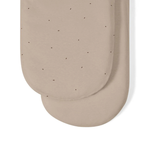 LGS Twin Pack Fitted Sheets - Moses Basket