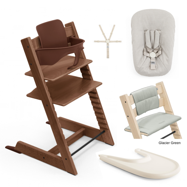 Tripp Trapp Full Bundle - Natural & Warm Brown