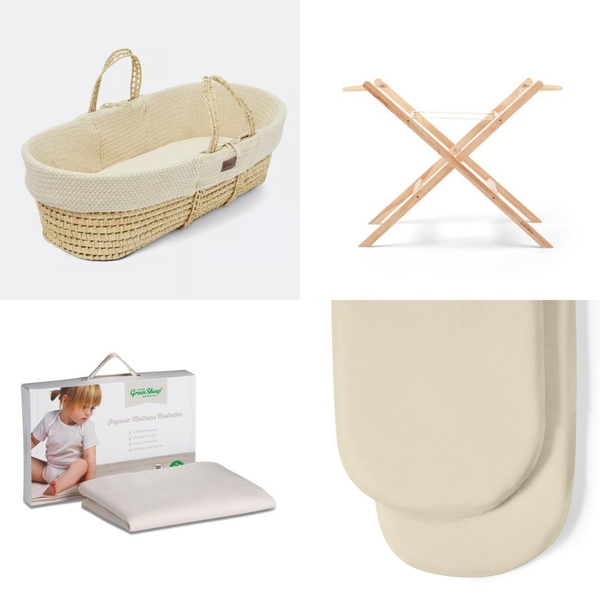 LGS 5 Piece Moses Basket Bundle