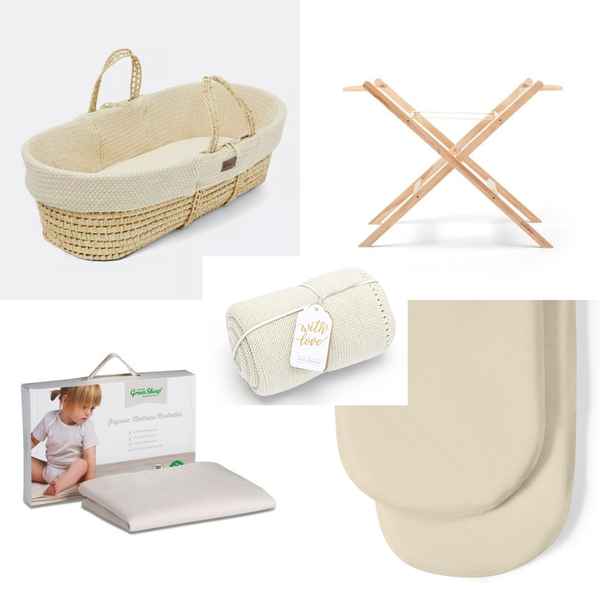 LGS 6 Piece Moses Basket Bundle