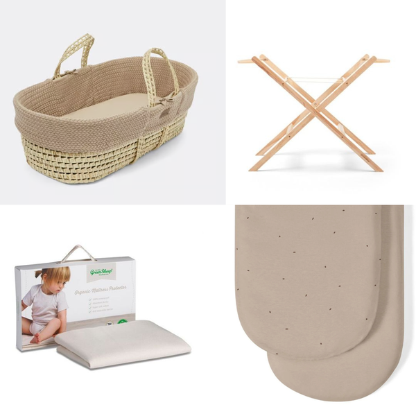 LGS 5 Piece Moses Basket Bundle