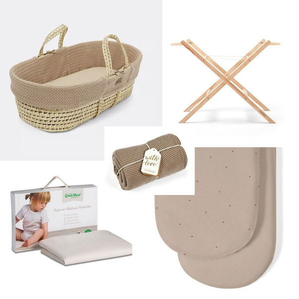 LGS 6 Piece Moses Basket Bundle