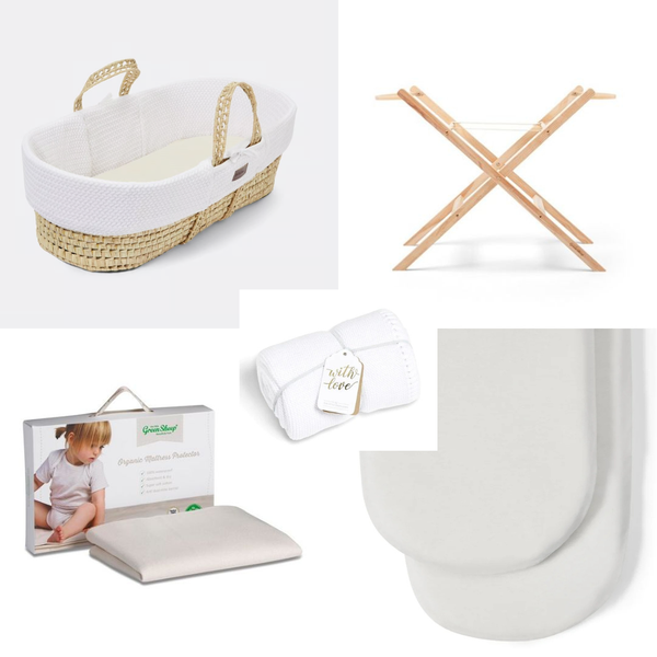 LGS 6 Piece Moses Basket Bundle