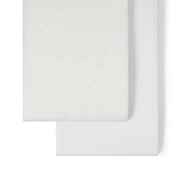 LGS Twin Pack Fitted Sheets - Crib