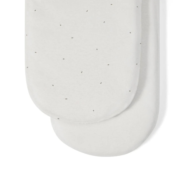 LGS Twin Pack Fitted Sheets - Moses Basket