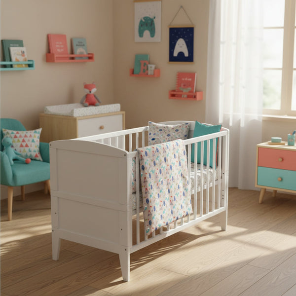 FORREST 3 Piece Reversible Cot Bed Set - Woody