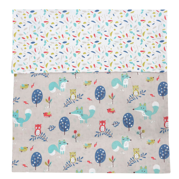 FORREST 3 Piece Reversible Cot Bed Set - Woody