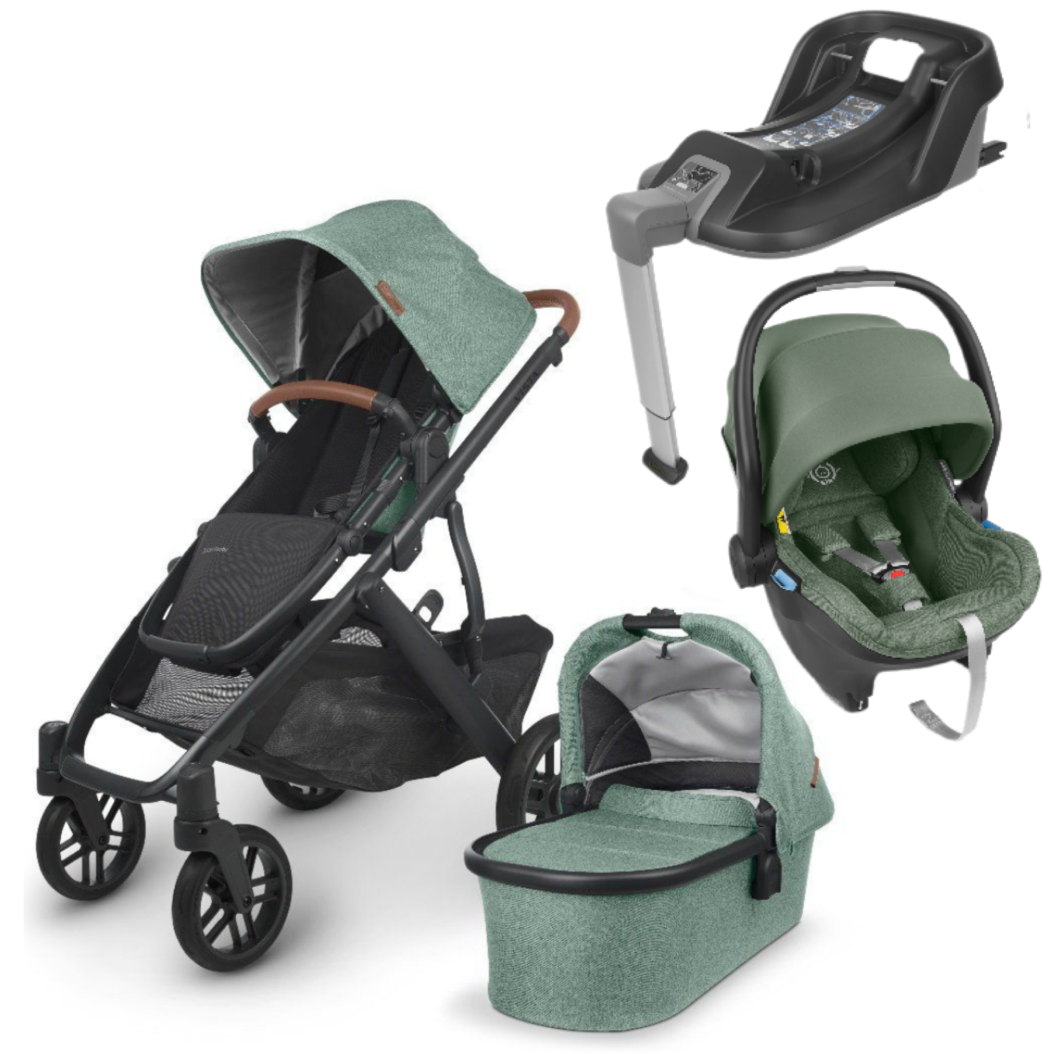 Uppababy vista 2024 most popular color