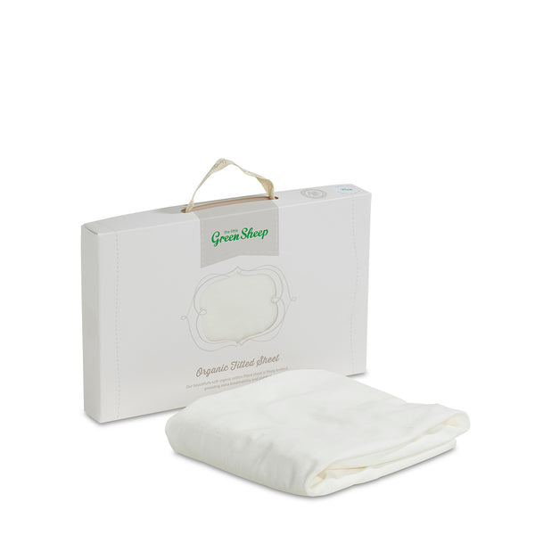 LGS Fitted Sheet White Moses Basket