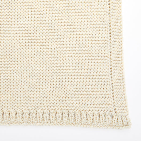 LGS Knitted Cellular Blanket Linen