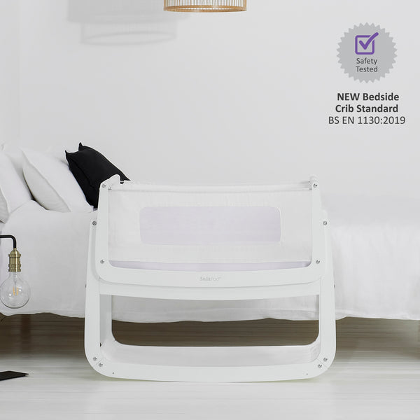 SnuzPod4 Bedside Crib White