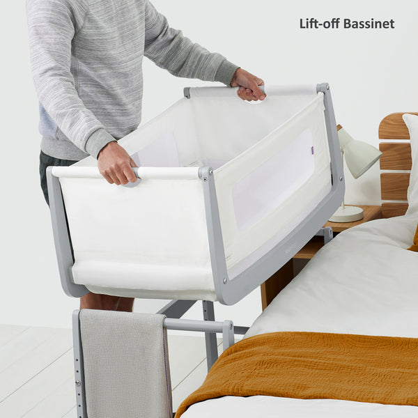 SnuzPod4 Bedside Crib Dove