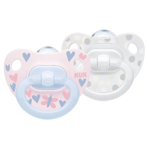 NUK Happy Days Silicone Soother Size 1 - Pack of 2