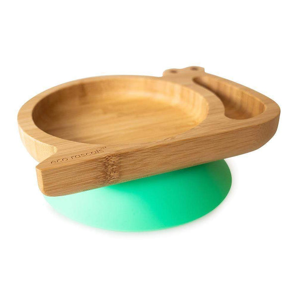 Eco Rascals Snail Plate - Green